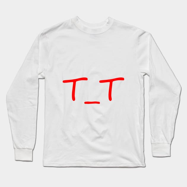 sad Long Sleeve T-Shirt by thememerepo